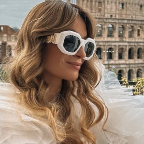 Versace White Sunglasses - Picture 3 of 10